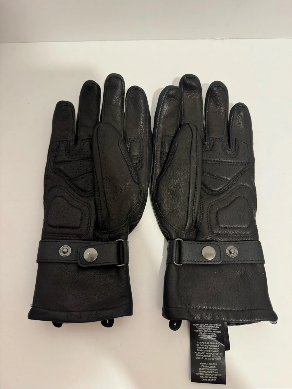 Harley-Davidson Women's Jayden Under Cuff Gauntlet Glove Black M